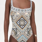 Camilla - Underwire Square Neck One Piece Swimsuit