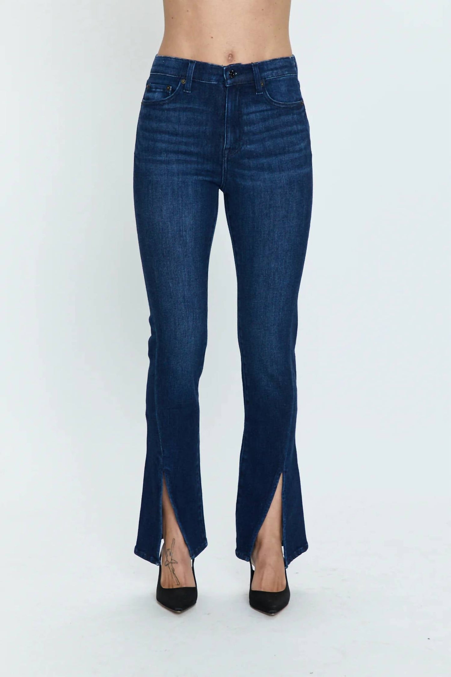 Pistola - Teagan High Rise Vented Slim Cigarette Jeans