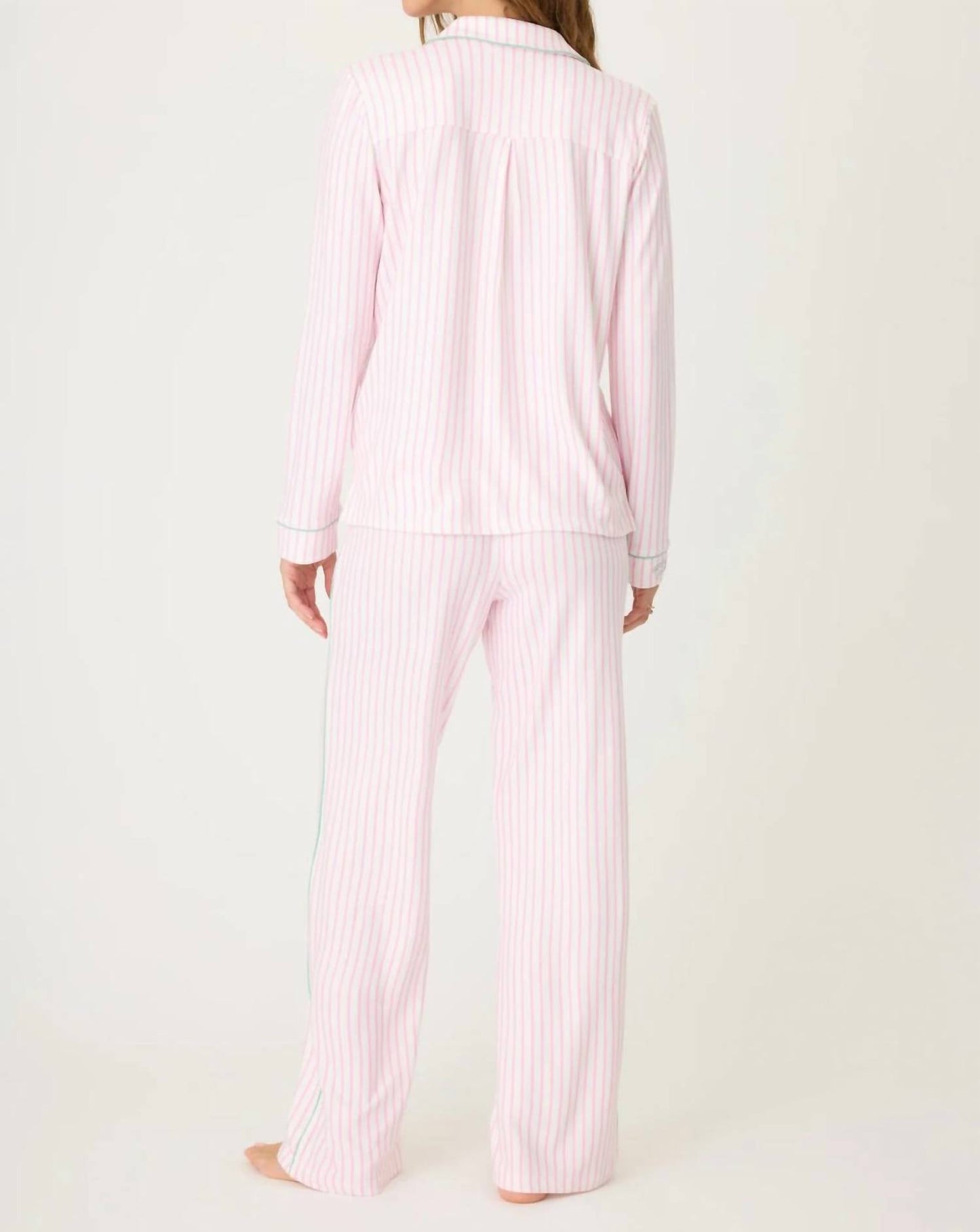 Pj Salvage - Happy On The Court Striped Pajama Set