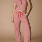 Bailey Rose - Striped French Terry Lounge Pants