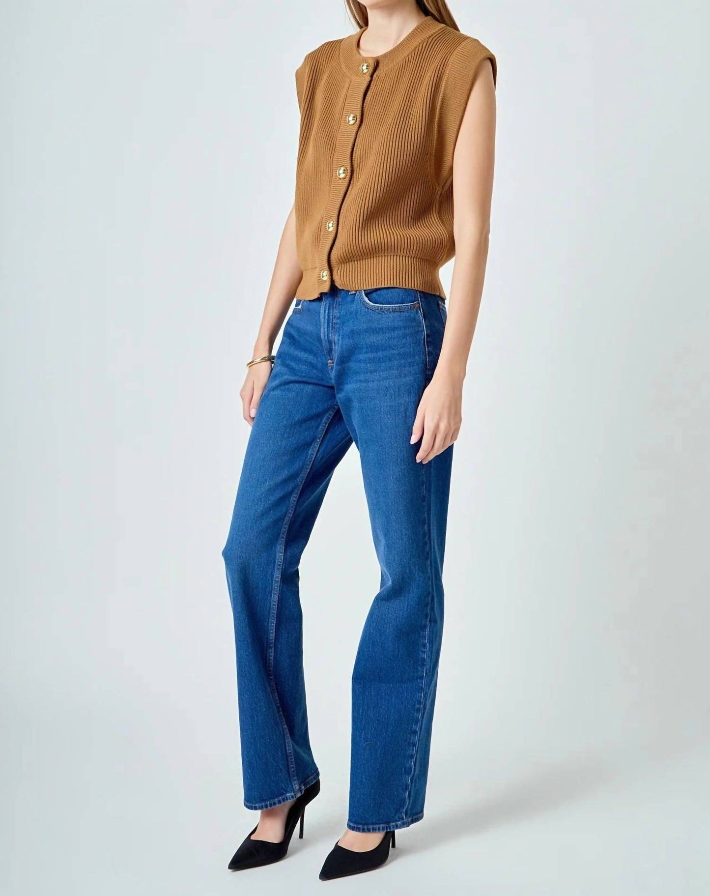 English Factory - Button Sweater Vest