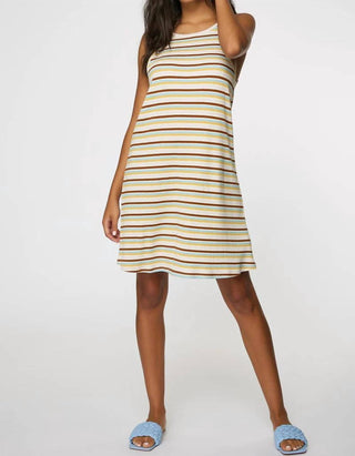Billabong - Morette Stripe Spaghetti Strap Mini Dress