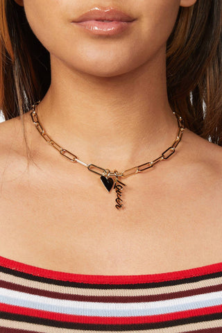 Eklexic - SMALL ENAMEL HELENA PENDANT