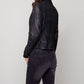 Charlie B - Faux Suede Front Closure Moto Jacket