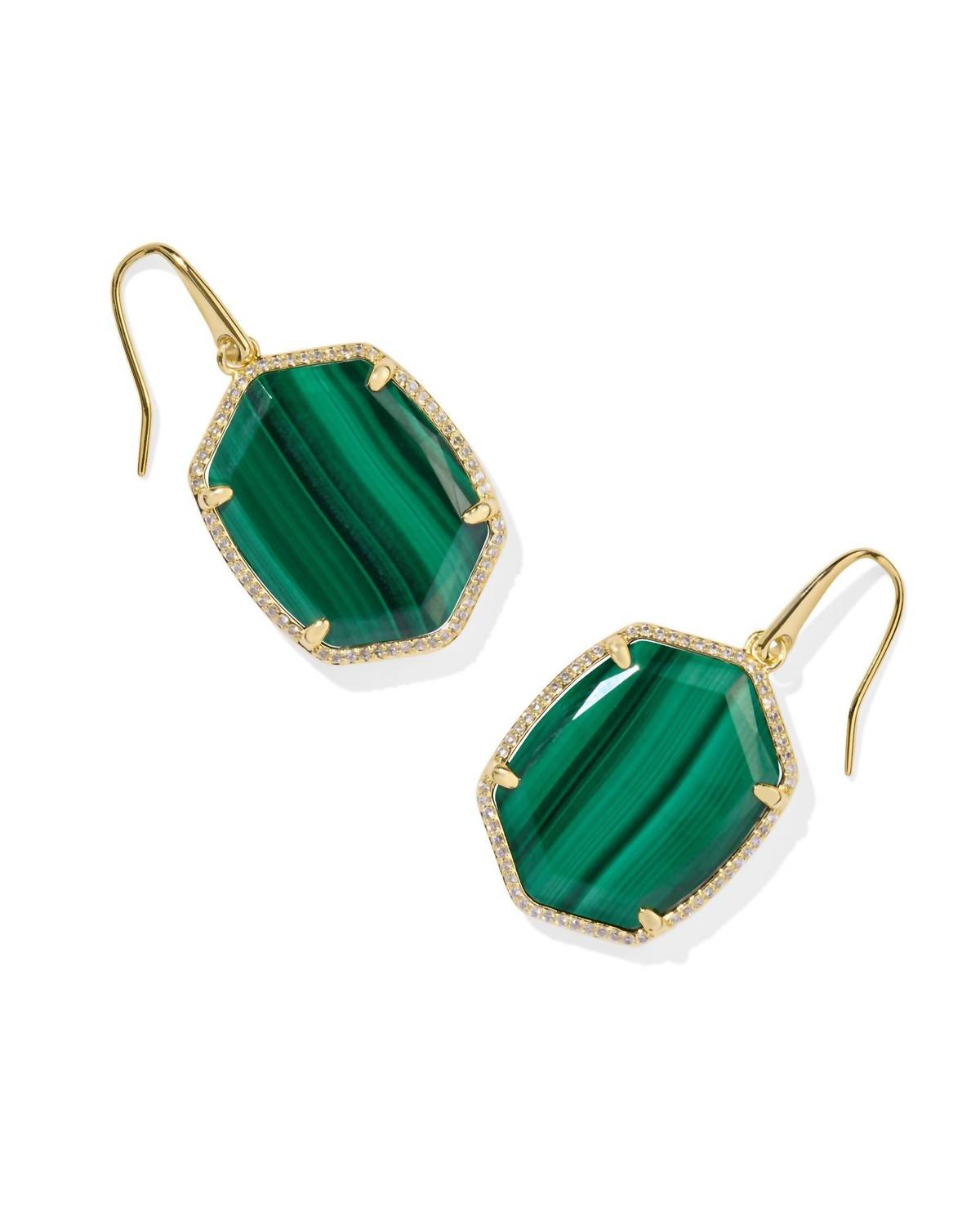 Kendra Scott - Women's Daphne Pave Frame Drop Earrings