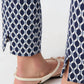 Joseph Ribkoff - Geometric Jacquard Slim Ankle Pant