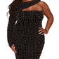 L'Atiste - One Sleeve Dress With Pearls