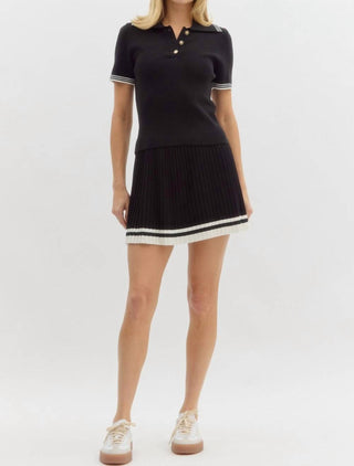 Entro - Knit Pleated Skort