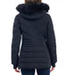 Michael Kors - Women's Chevron Faux Fur Hooded Coat