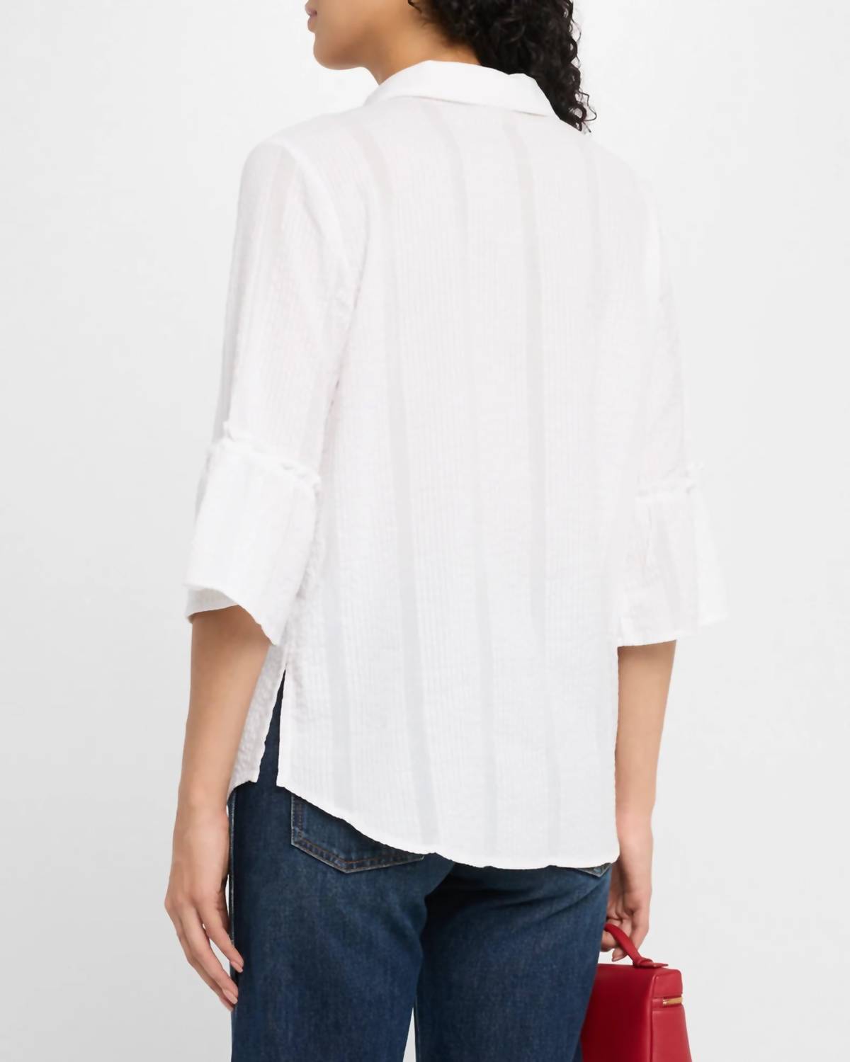Johnny Was - Florrie Ruffle Sleeve Henley Tunic Top