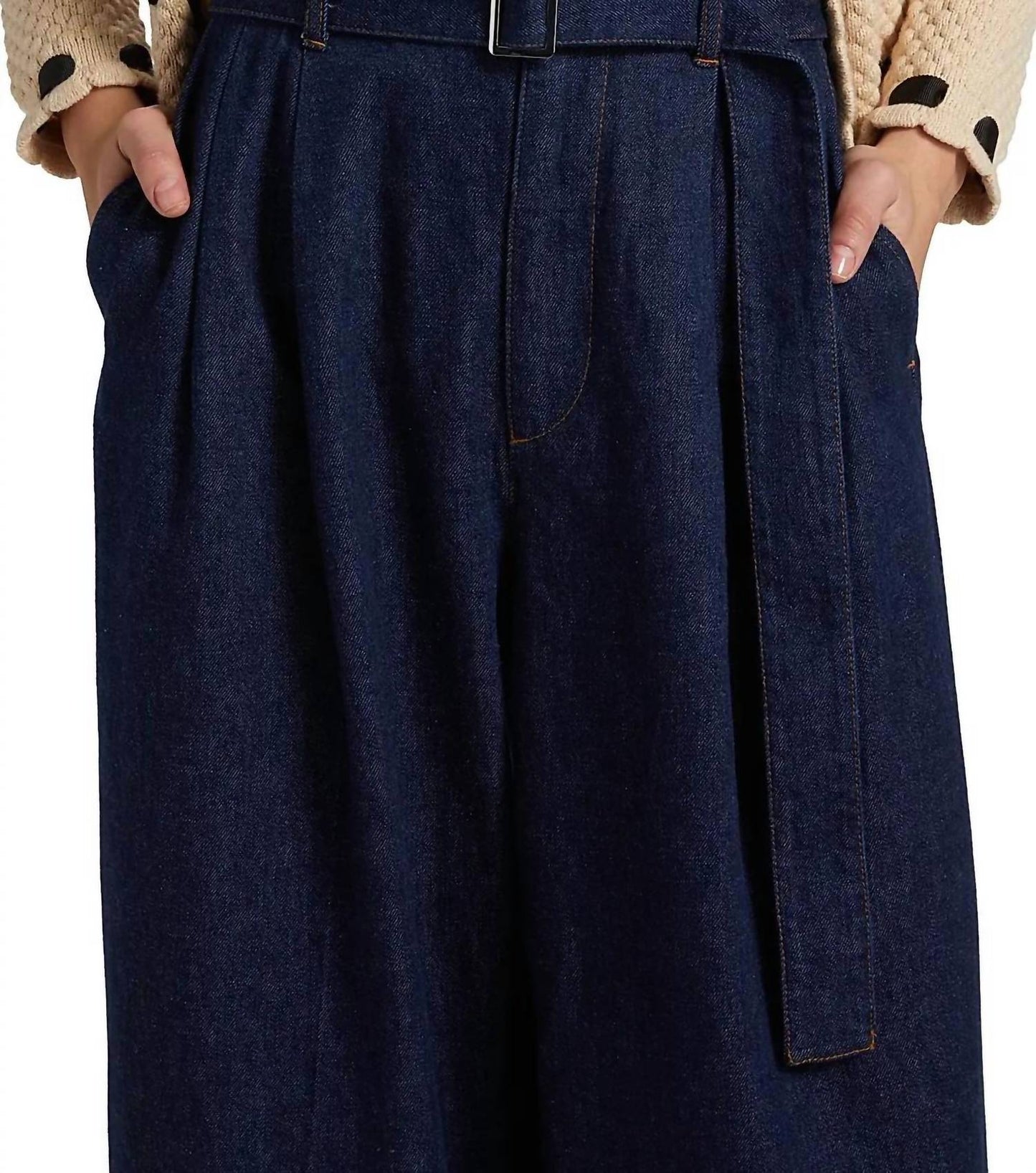 Frame - Paper Bag Denim Trousers