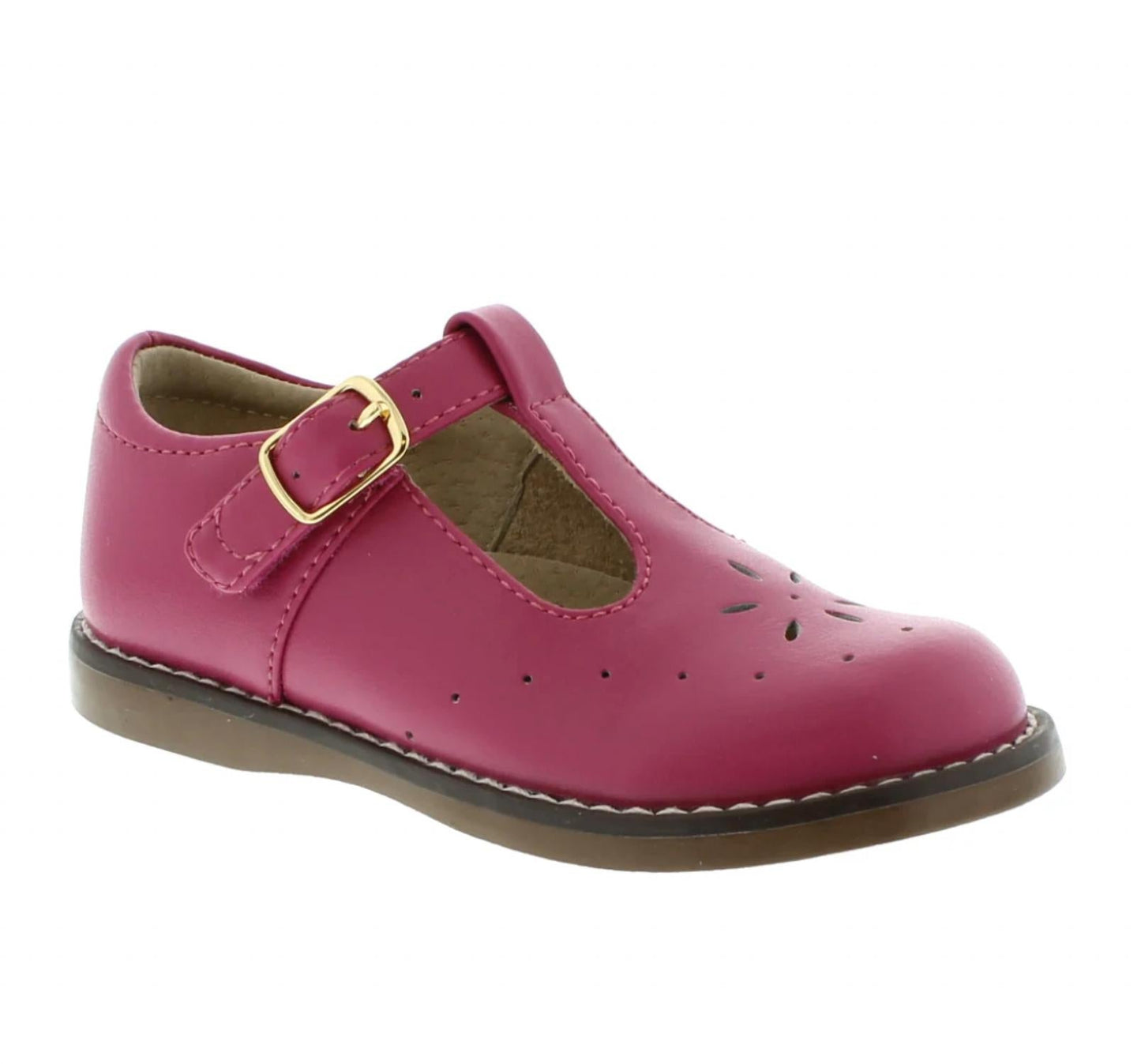 Footmates - Girl's Sherry T-Bar Shoe - MEDIUM/WIDE