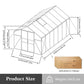 Gain Height Windproof All Season Outdoor Garden Shelter