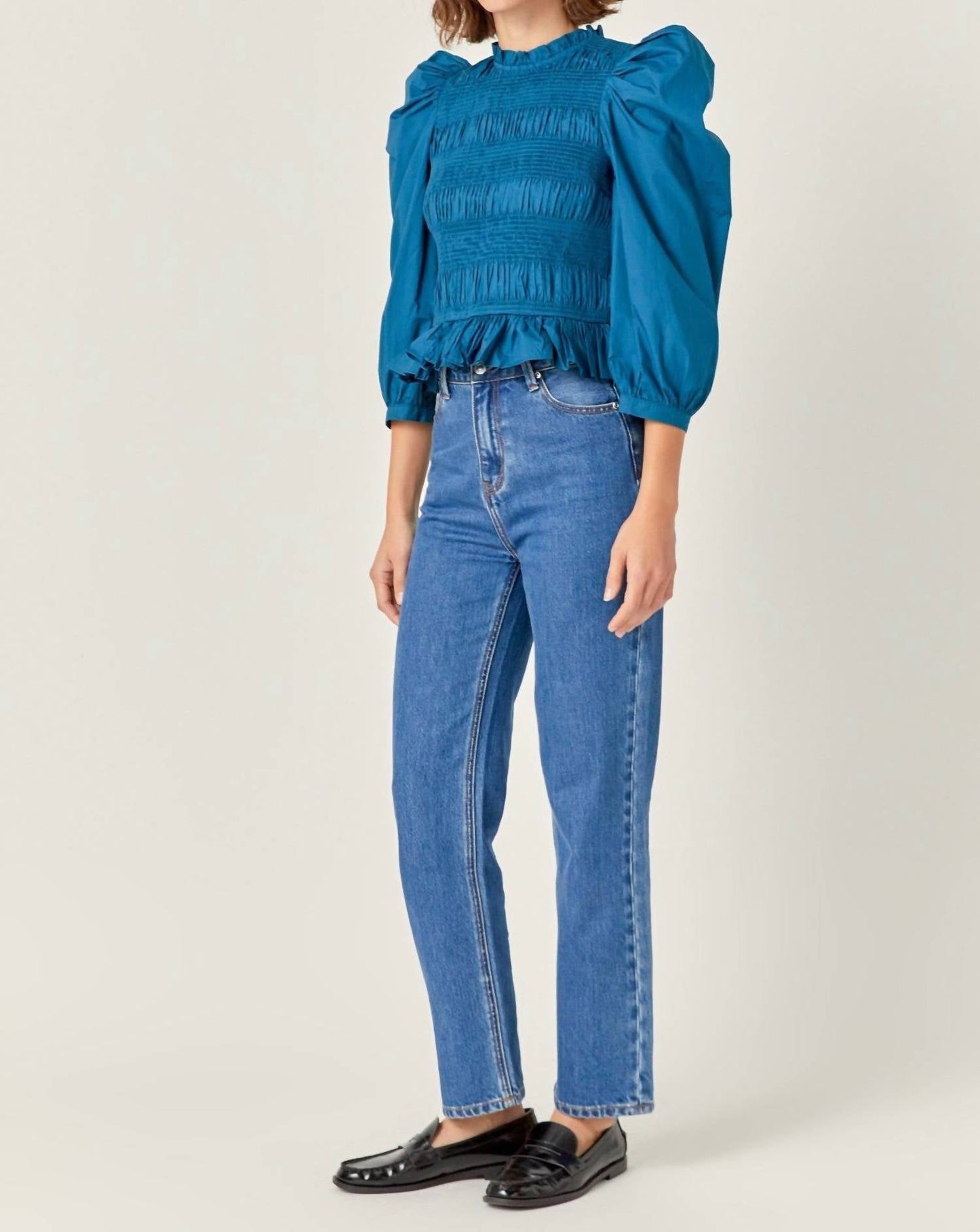 English Factory - Ellis Puff Sleeves Top