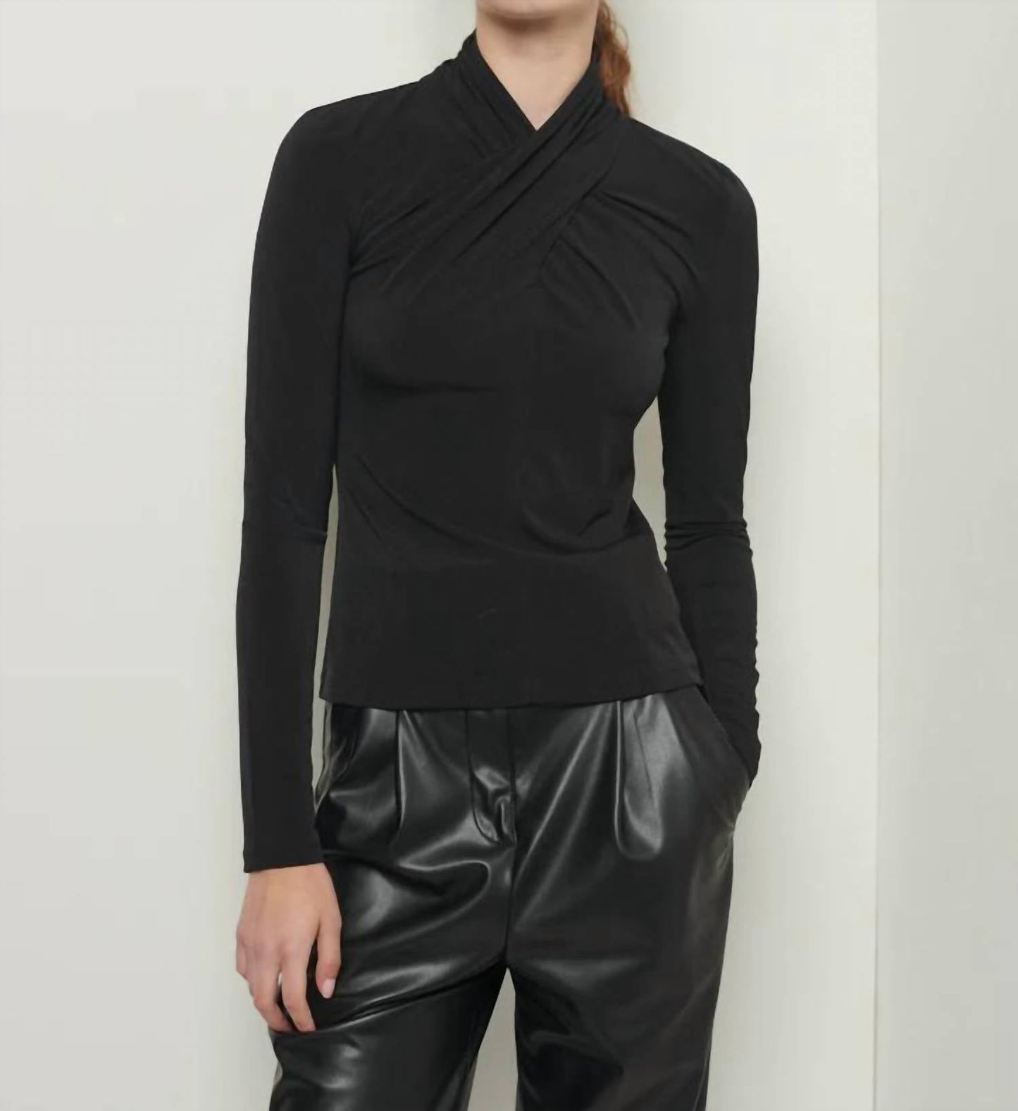 Derek Lam 10 Crosby - KRINI LONG SLEEVE TWIST TOP