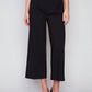 Charlie B - Side Zipper Ankle Wide Leg Pant