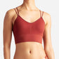 Danskin - 3-pack Seamless Rib Longline With Bungee Pullover Bralette
