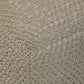 Semi Rounded Pouf Cable Knitted Perfect Seating