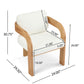 Dining Chairs With Pillow Back (Set of 2)