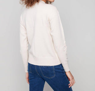 Charlie B - Textured Soutache Crew Neck Sweater