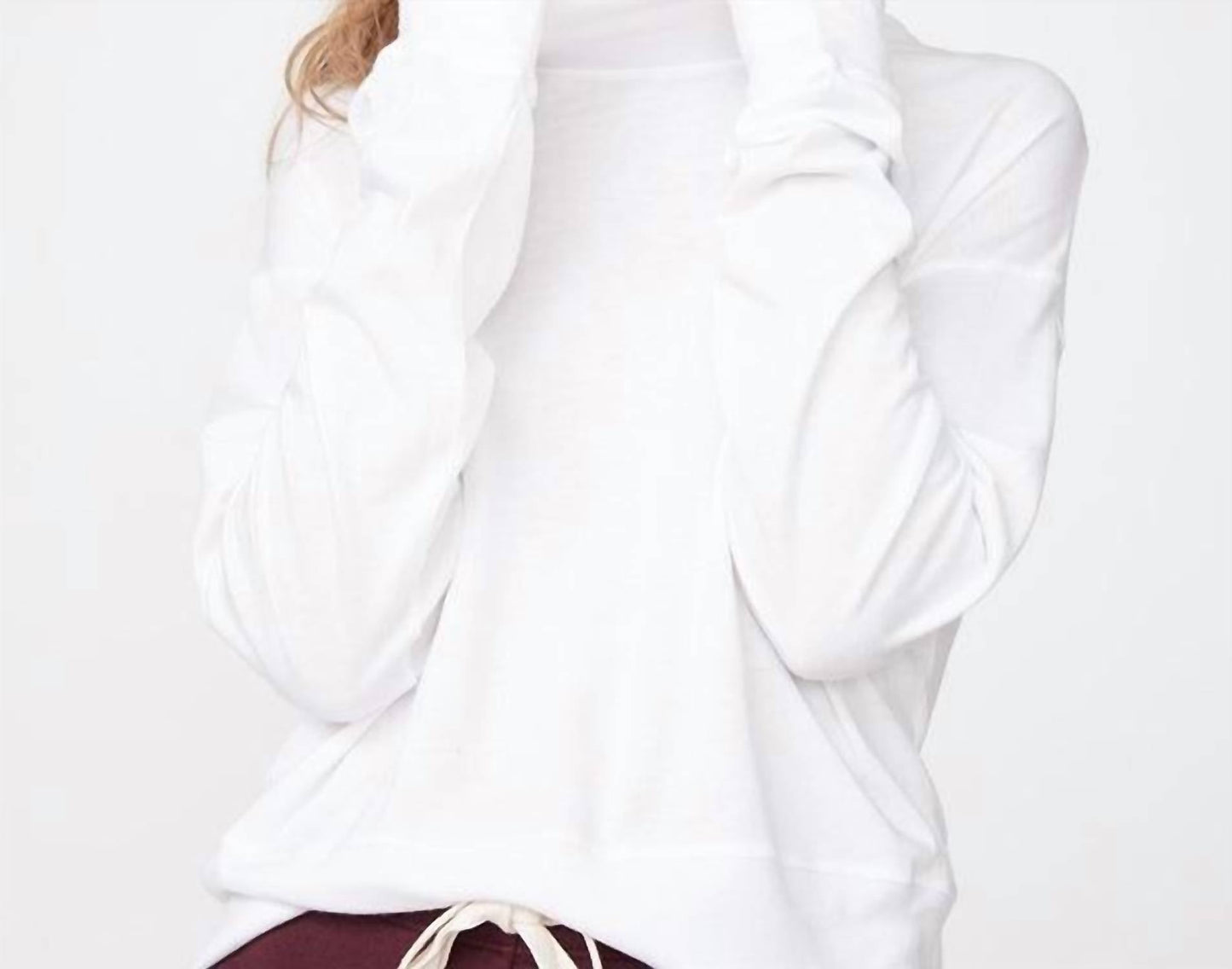 Monrow - Mockneck Long Sleeve Sweatshirt