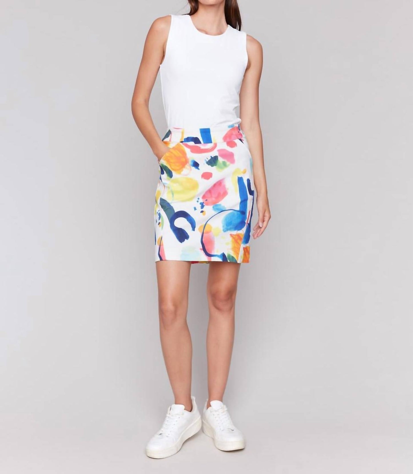 Charlie B - Printed Stretch Skort