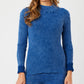 Angel Apparel - Cable Mock Neck Sweater
