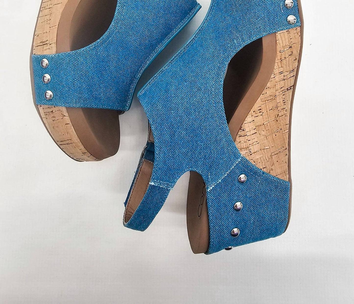 Corkys Footwear - Washed Canvas Carley Wedges