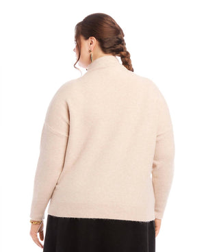 Karen Kane - Plus Size Mock Neck Sweater