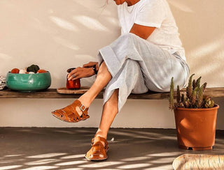 Vibae - Women's Capri Leather Sandal