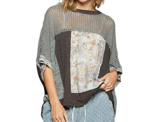 Pol - Round Neck Raw Edge Detail