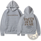 Faith Over Fear Psalm 118:6 Christian Aesthetic Hoodie