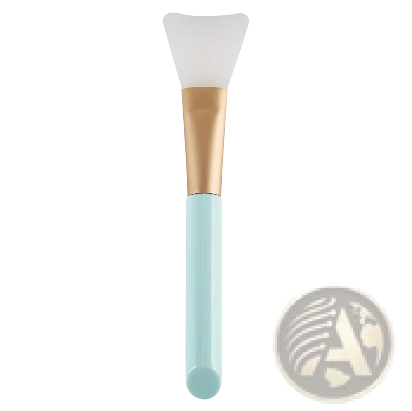 Fan Makeup Brush Set Iridescent Gradient Handle 3pc