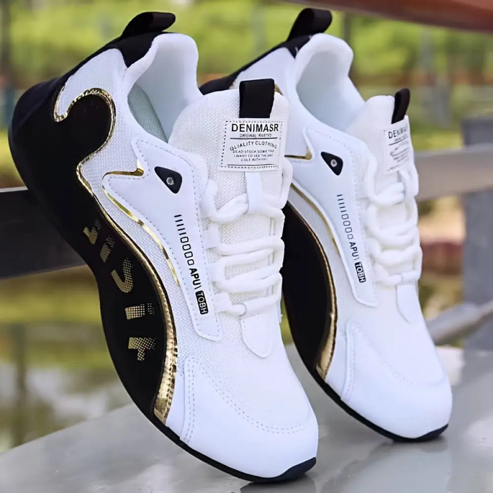 Men's Colorblock Breathable Mesh Sport Sneakers