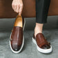 Men's Double Monk Strap Leather Fashion Loafers