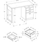 Computer Desk for Home Office Laptop with Reversible Storage Drawers