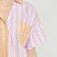 Entro - Striped Color Block Top