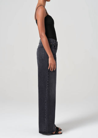 Agolde - Dame High Rise Wide Leg No Cuff Jeans