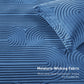 BedGear Performance Duvet Set, Queen - Stonewash Blue/Racetrack