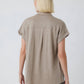 Majestic Filatures - Stretch Linen Short Sleeve Shirt With Rolled Cuff
