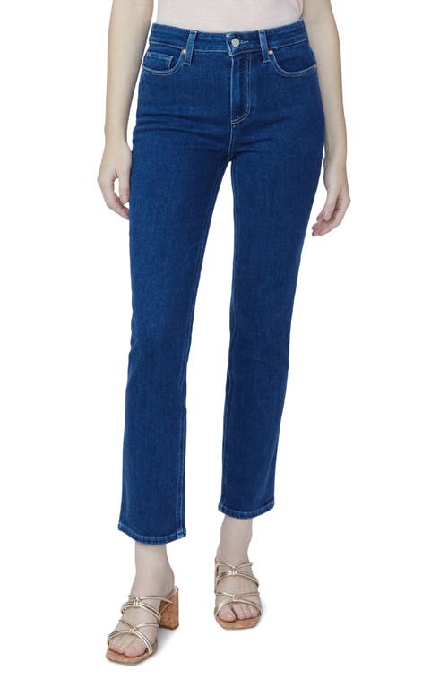 PAIGE Cindy High Waist Straight Leg Jeans in Blue, Size 28