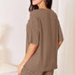 Basic Bae - Full Size Soft Rayon Half Sleeve Top And Shorts Set