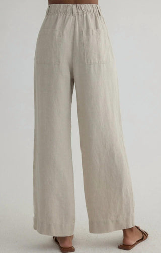 Bella Dahl - Pleated Wide Leg Ankle Pant