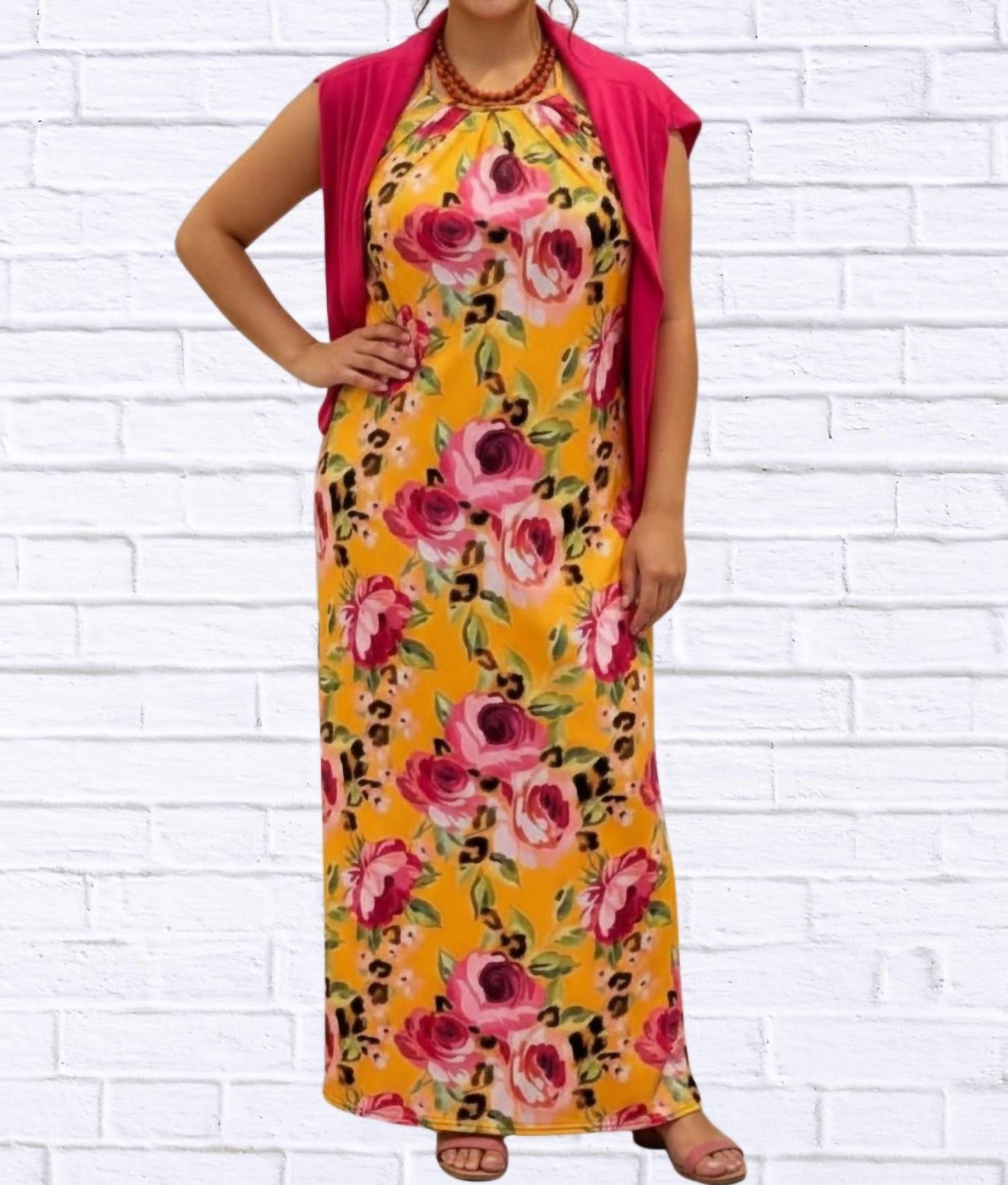 Calypso - Demi Column Maxi Dress