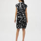 Joseph Ribkoff - Paris Print Cap Sleeve Cocoon Dress