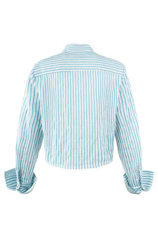 Finley - Raffele Ruffle Crop Shirt