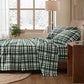 4 Pieces Queen 100% Cotton Flannel Printed Sheet Set Finton