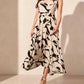 Tribal - Print Sleeveless High-low Dress
