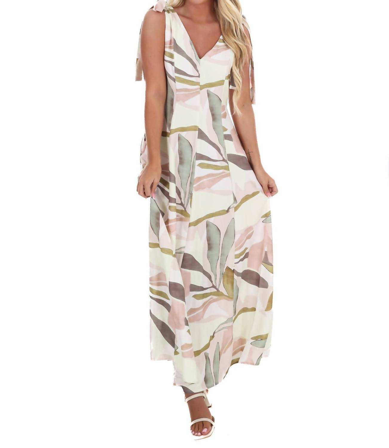 In February - Island Hour Tropical Maxi Dress