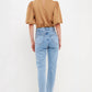 2.7 August Apparel - Macie Ponte Puff Sleeve Top